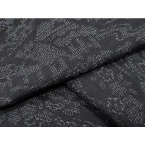 平和屋着物●結城紬　80亀甲　御所解花文　正絹　逸品　CABC8217gh