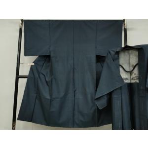 平和屋着物●男性　本場大島紬　アンサンブル　80亀甲　総詰め　正絹　逸品　未使用　CABD0288u...