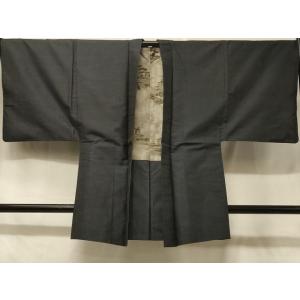 平和屋着物＃男性　本場大島紬　羽織　80亀甲　総詰め　正絹　逸品　CABD7644in