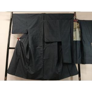 平和屋着物●男性　本場大島紬　アンサンブル　80亀甲　総詰め　正絹　逸品　CABD8023vp