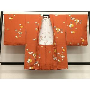 平和屋着物∞銀座　志ま亀　羽織　草花文　金彩　正絹　逸品　未使用　CABH3291ua