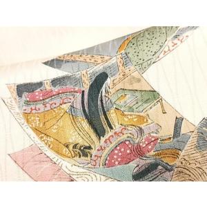 平和屋着物■上質な小紋　十二単　正絹　逸品　CABJ8033xe