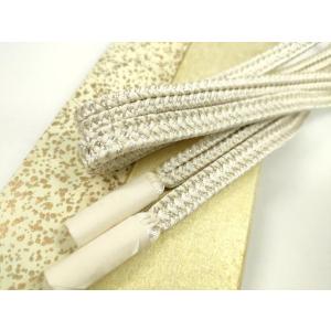 平和屋本店■極上　有職組紐道明　帯締め　冠組　銀糸　宮内庁御用　国立博物館御用　東京芸術大学御用　逸...