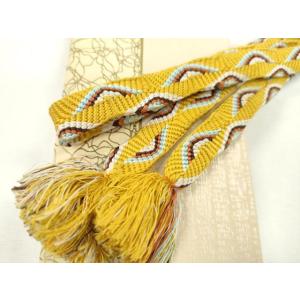 平和屋本店■極上　有職組紐道明　帯締め　唐組　遠山柄　宮内庁御用　国立博物館御用　東京芸術大学御用　...