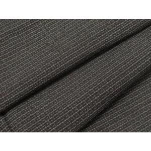 平和屋着物▽男性　単衣　本塩沢　80亀甲　総詰め　正絹　逸品　DAAU3221op