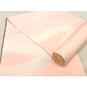 平和屋着物▼長襦袢　反物　着尺　舞菊地紋　暈し染め　逸品　未使用　DAAW2256zy