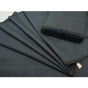 平和屋着物▼男性　本場大島紬　反物　着尺　80亀甲　総詰め　逸品　未使用　DABC4194zy　