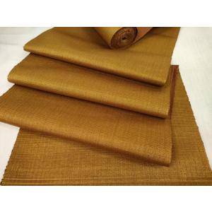 平和屋本店■極上　本場黄八丈　名古屋帯　帯反物　逸品　未使用　DZAA11097kh5