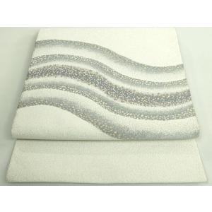 平和屋着物■極上　名門　浅田綴　爪掻き本綴れ　八寸名古屋帯　彩円　金銀糸　逸品　DZAA9523kh...