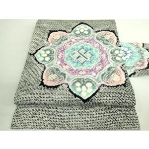 平和屋着物■極上　名門　藤娘きぬたや・総絞り　九寸名古屋帯　正倉院花文　逸品　DZAB1482kh5