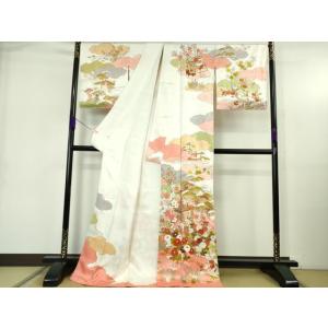 平和屋本店●極上 皇室献上作家 藤井寛 訪問着...の詳細画像1