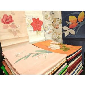 平和屋本店■夏物 名古屋帯 絽 紗 まとめて 50点 花柄 手描き 金銀糸 など 未使用品あり 全て...