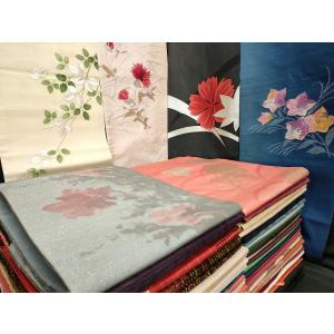 平和屋本店■夏物 袋帯 絽 紗 まとめて 50点 花柄 葡萄 手描き 刺繍 金銀糸 など 未使用品あ...