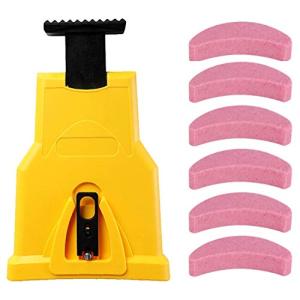 heizi チェーンソー 目立て セット 砥石 6個入り チェンソー シャープナー チェーン 刃 研ぎ キット 刃研ぎ機