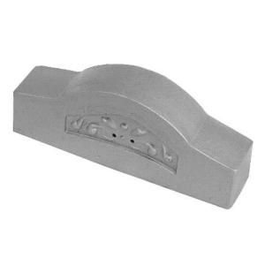 和風塀瓦　カサヘイ　F型　止め　【耐寒銀色】　エクステリア笠木　飾り瓦