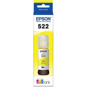 EPSON T522 EcoTank Ink 超大容量ボトル イエロー (T522420-S) エプソンエコタンクプリンター用