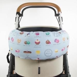 ペットカート・バギー用 ぷくぷく あごのせクッション ヒッコリー