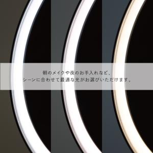 卓上ミラー 光の鏡 マグネット MOONLIG...の詳細画像2
