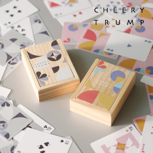 トランプ | CHEERY TRUMP 全2色 | 耐水性 耐久性 折れにくい 汚れにくい 木箱入り...