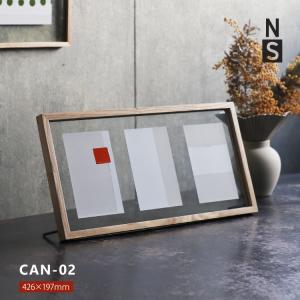フォトフレーム 写真立て　CAN-04 / 長方形　全2色　　木製