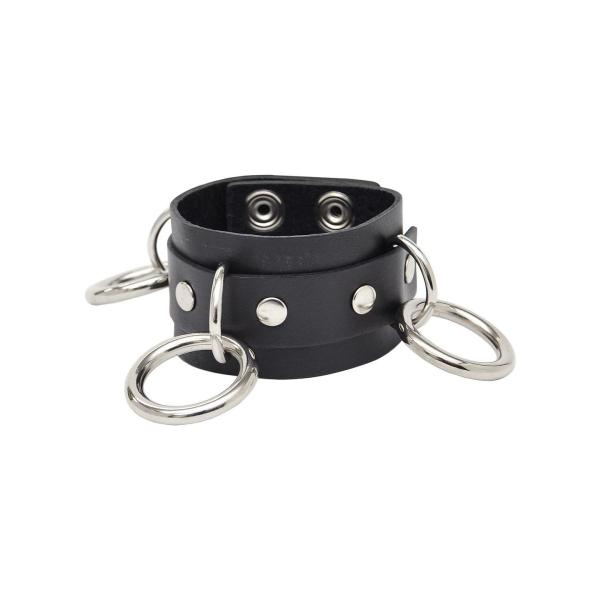 リストバンド ブレスレット シドリング リング ブラック シルバー HELLCATPUNS ヘルキャ...