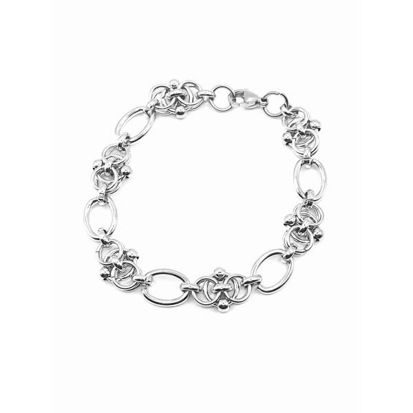 ブレスレット チェーン リング シルバー Fサイズ ユニセックス HELLCATPUNKS ヘルキャ...