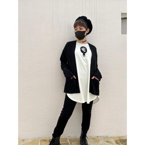 カーデ 長袖 ブラック Fサイズ レディース HELLCATPUNKS ヘルキャットパンクス カーデ...