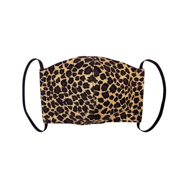 マスク ファッションマスク 立体マスク レオパード ヒョウ柄 ブラウン ユニセックス HELLCAT...