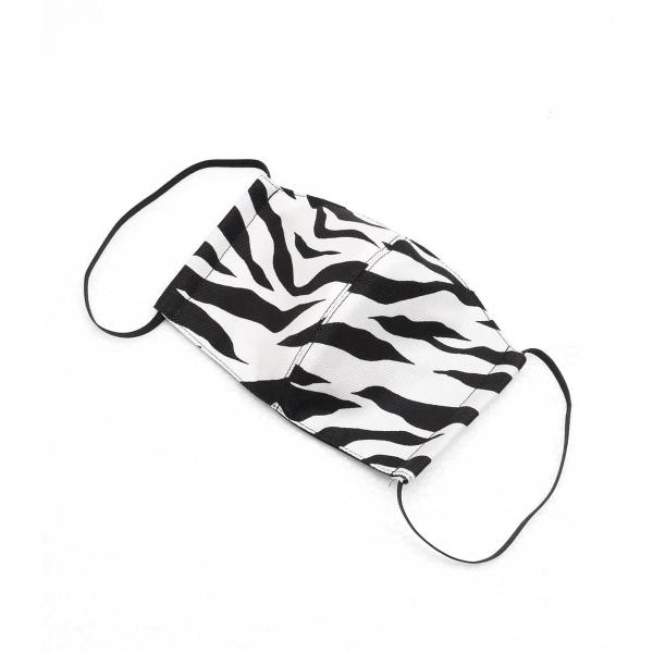 マスク ファッションマスク 布マスク ゼブラ ホワイト イエロー ユニセックス HELLCATPUN...