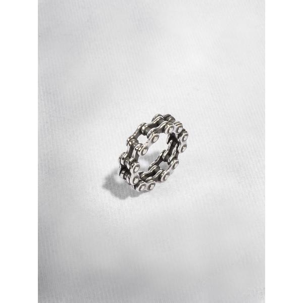 リング 指輪 チェーン シルバー 21号 ユニセックス HELLCATPUNKS ヘルキャットパンク...