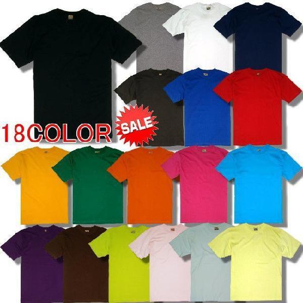 S-LL メンズ 無地 半袖 Tシャツ アメカジ / bia020