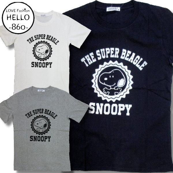 スヌーピー 半袖 Tシャツ メンズ スタンプ 柄 フロッキー アメカジ /bia117