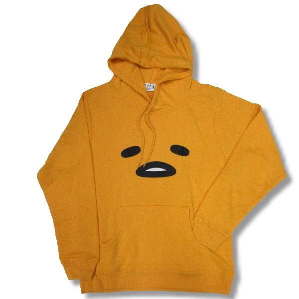 サンリオ ぐでたま ビッグプリント 柄 長袖 パーカー メンズ 裏毛  春 秋 / bia170