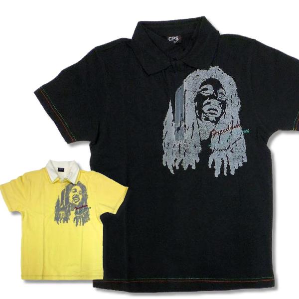 アメカジ W衿 ポロシャツ メンズ 半袖 鹿の子 レゲェ スキッパー / bia202