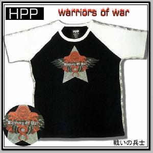 廃盤 ファッション メンズ 半袖 Tシャツ tee ドクロ HPP 細身 /bia340｜hello-import