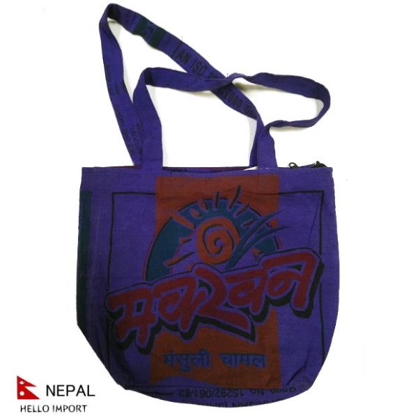 展示処分品 ネパール ゲリ織 トートバッグ ポップ柄 アジアン エキゾチック ファッション エスニッ...