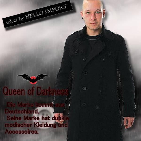 ゴシック 服 パンク 廃退的 ダメージ加工 ファッション 冬 P コート メンズ 黒 送料無料 /r...