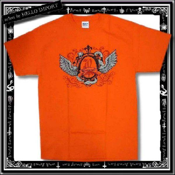 クリックポスト送料無料 訳あり メンズ 半袖 Tシャツ アメカジ スネーク ウイング柄 まとめ割対象...