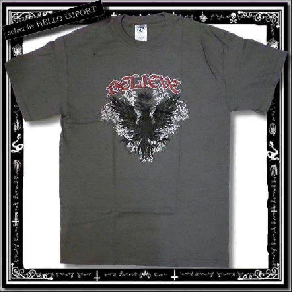 クリックポスト送料無料 訳あり メンズ 半袖 Tシャツ アメカジ ビリーブバード柄 まとめ割対象商品...