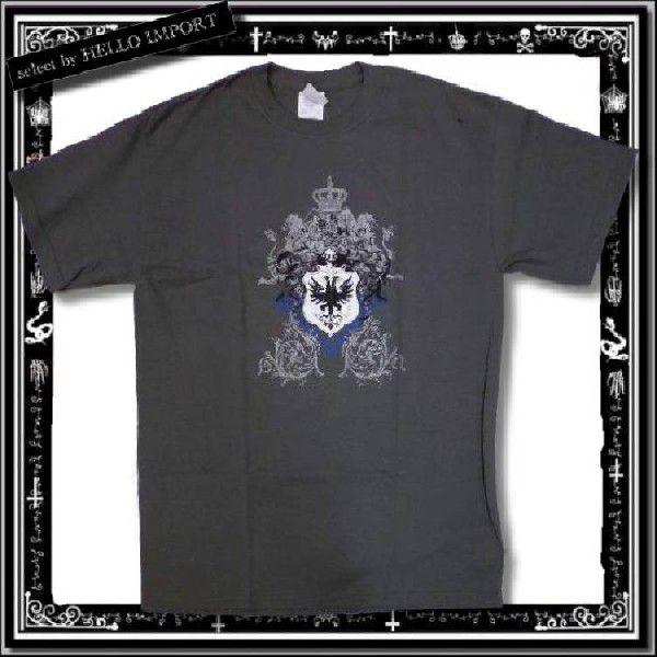 クリックポスト送料無料 訳あり Tシャツ メンズ 半袖 アメカジ 王冠 獅子柄 まとめ割対象商品 /...