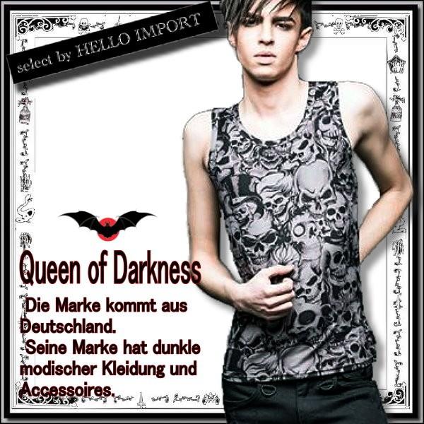 クリックポスト送料無料 ゴシック メタル ファッション タンクトップ メンズ 服 ドクロ 総柄 薄手...