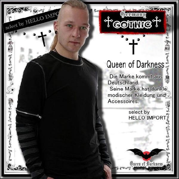 在庫処分セール アウトレット 再無 ゴシック メンズ 長袖 ロンT ラウンドチャック 服 パンク フ...