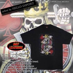 back street crawler スカル トランプ シャツ 刺繍 開襟 黒 即納 半袖 Tシャツ メンズ ファッション 大きいサイズ ドクロ スカル