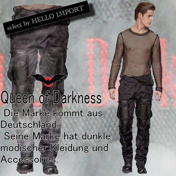 再無 生産終了 ゴシック メンズ ブラック ボンテージ ロング パンツ ファッション 黒 送料無料 ...