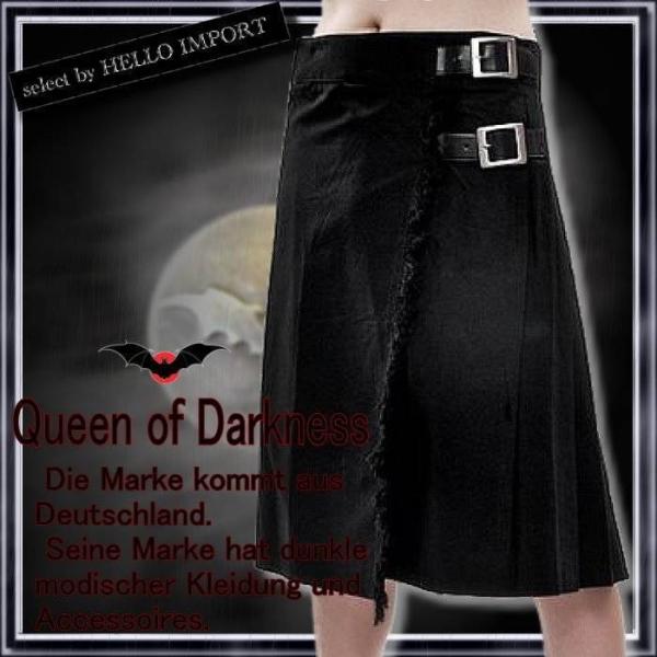 レギュラー 丈 スカート メンズ ゴシック ファッション 男 黒 送料無料 /rfb044