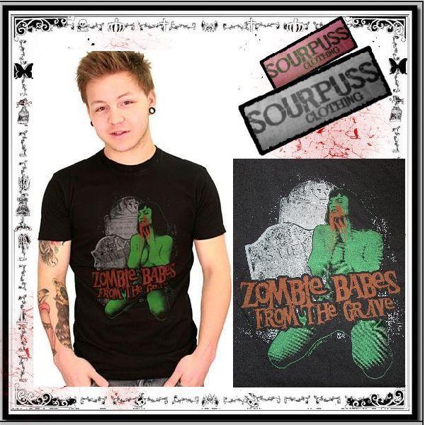 クリックポスト送料無料 訳あり パンク Tシャツ メンズ 半袖 ゾンビ ネイビーズ グレイブ柄 まと...