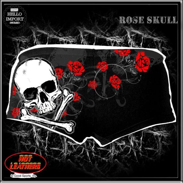 インポート ランジェリー ローライズ ショーツ 髑髏&amp;薔薇 下着 レディース かっこいい ショーツの...