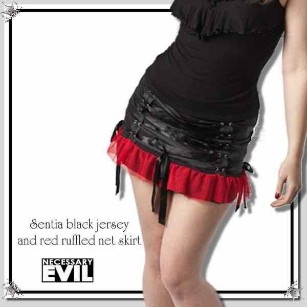 スカート ミニ 黒 ゴシック ファッション 服 レディース /wosk037