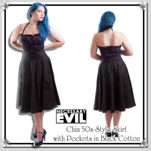 セール ハイウェスト サーキュラースカート ゴシック ファッション 服 レディース 黒 ビジュアル系...