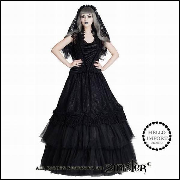 ゴシックウェディング 堕天使の花嫁 ドレススカート 送料無料/wosk079